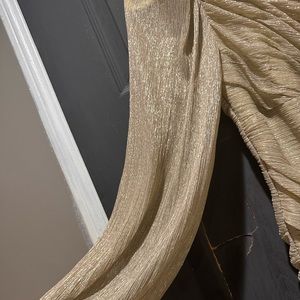 Bcbg dress size medium, gold metallic color